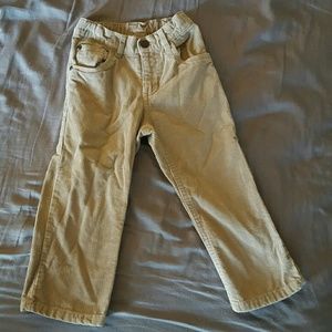 Corderoy khaki pants